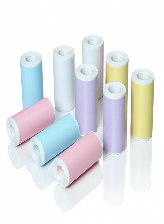 SCLWSS 10 Pack Colorful Sticker Maker Refills Compatible with Hello Blink - DIY Sticker Paper for Kids Crafts, Scrapbooking, Journaling & Creative Art Projects - Image 1